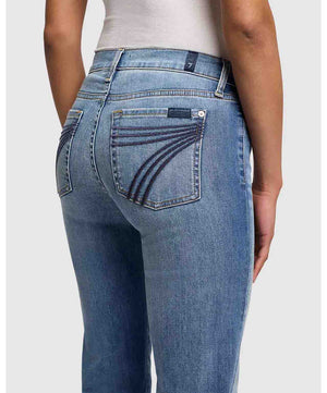 7 For All Mankind Womens Dojo Distressed Authentic Jeans 36
