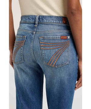 7 For All Mankind Womens Dojo Blue Core Jeans