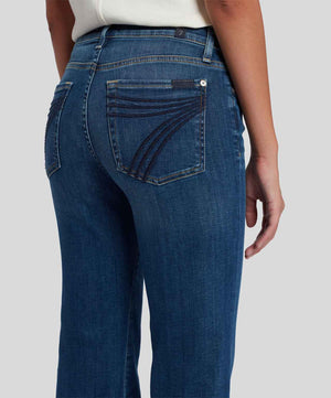7 for All Mankind Womens Dojo Tailorless Medium Melrose Jeans, back.