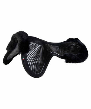 Acavallo Suede Cut Out Sheepskin and Gel Half Pad.