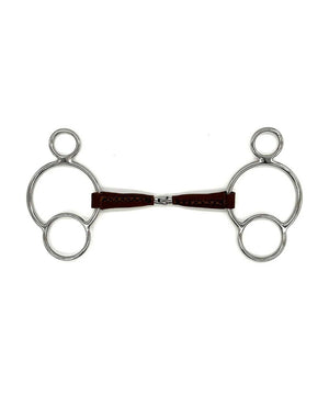 AJR Sport Leather Hinge 2 Ring Bit.