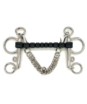 AJR Sport Rubber Block Morph Pelham Bit.