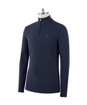 Animo Alaska Men's Zip Turtle Neck, Navy.