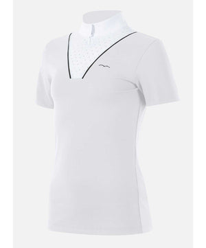 Animo Brema Girls SS Show Shirt, White.