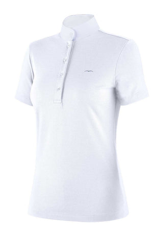 Animo Basilea Ladies Short Sleeve Competition Show Shirt-White| Women's Show Shirts|Brand: Animo