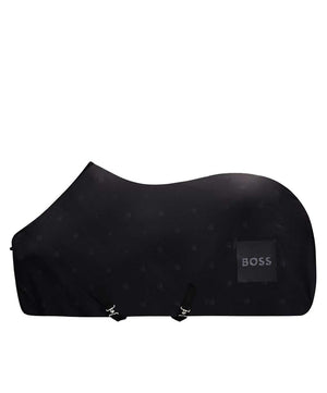Boss Fleece All Over Rug, Black.