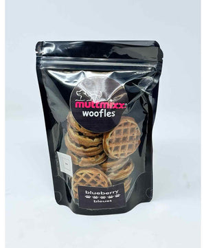 Muttmixx Woofles Bite Size Blueberry 3.5oz Dog Treats.