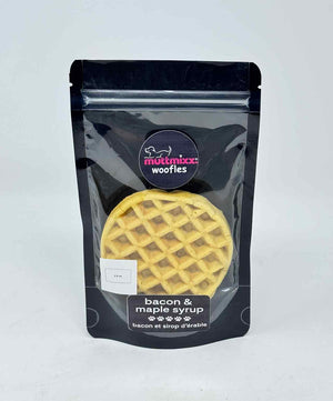 Muttmixx Woofles Large Bacon & Maple Syrup 1pc Dog Treat.