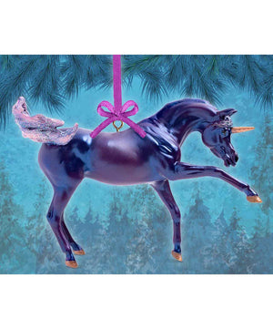 Breyer 2022 Unicorn Ornament, Tyrian.