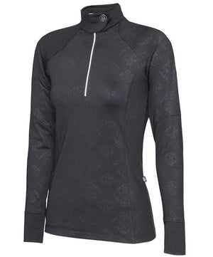 Mountain Horse Ladies Jade Tech Top, Black.