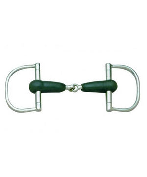 Rubber Dee Bit| Dee Ring Snaffle Bits|Brand: