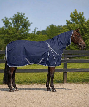 Century Equilayers Equishell 200 1680D Medium Turnout Blanket W Detachable Hood