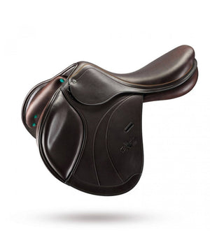 Equipe Expression Special Jump Saddle, Wool Panel, Brown.