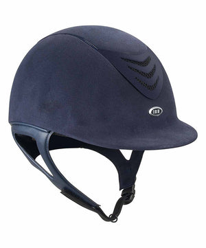 IRH 1R4G Helmet, Navy Amara Suede with Matte Vent.
