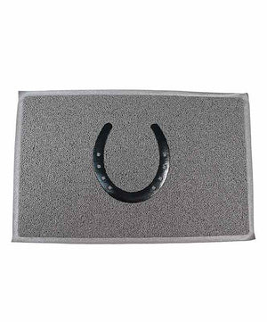Horseshoe door mat.