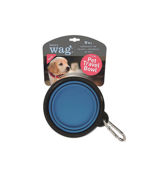 Henry Wag Travel Bowl Small, 350ml.