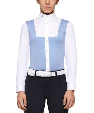 Cavalleria Toscana CAA024 Girl's Long Sleeve Show Shirt.