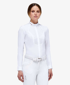 Cavalleria Toscana Revo Tech Knit Long Sleeve Show Shirt.