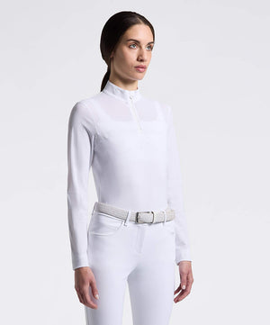 Cavalleria Toscana Perforated Ladies Long Sleeve Competition Shirt.