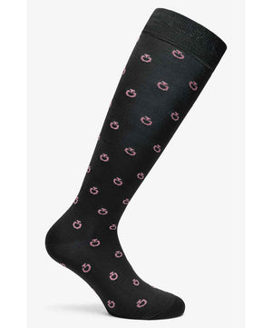 Cavalleria Toscana Mini Jacquard Logo Sock.