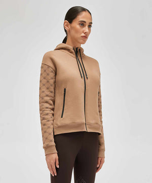 Cavalleria Toscana FED118 Orbit Flock Zip Hoodie.