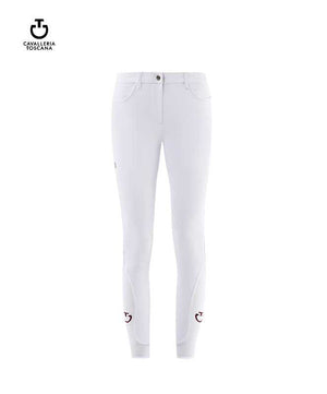 Cavalleria Toscana New Grip System Breeches| Women's Knee Patch Breech|Brand: Cavalleria Toscana