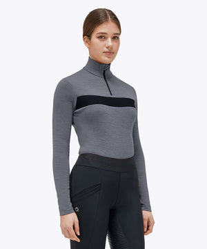 Cavalleria Toscana POD357 Tech Wool Half Zip.