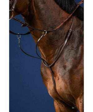 Dy'on Hunter Collection Running Martingale, stainless rings.