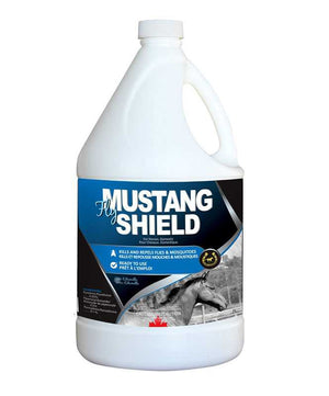 Golden Horseshoe Mustang Fly Shield 4L| Insect Control|Brand: Golden Horseshoe