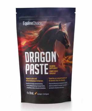 Equine Choice Dragon Paste 4 Pack, front.