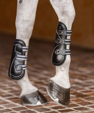 EquiFit D-teq front boot sin Black Osterich.