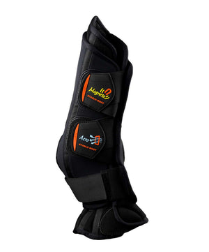 eQuick Aero Magneto Stable Boots with Velcro closure.