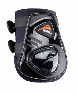 eQuick eShock Legend rear boots in Black.
