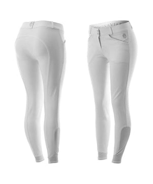 Equinavia Astrid Ladies Full Seat Breech, White.