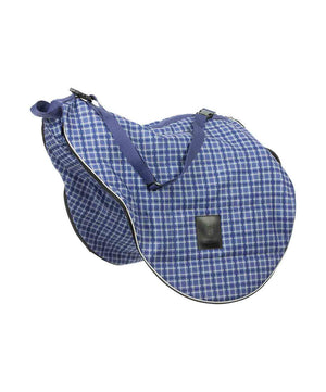 Equinavia Darby Saddle Bag, Navy/Skip Blue.