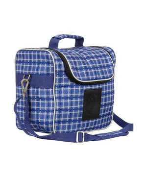 Equinavia Darby Zip Top Grooming Bag, Navy/Skip Blue.