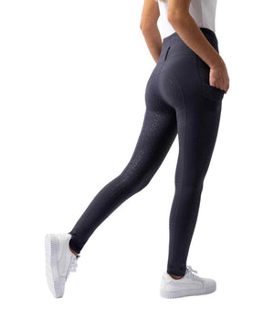 Horze Serena Ladies Winter Full Seat Tight, Ink Navy.