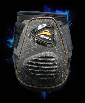 eQuick eLight Glitter Velcro rear boots.