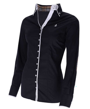 Fior da Liso Sawyer London Blouse, Black.