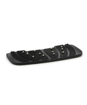 Flex on Set of Footrest Inserts - Hunter/Aluminum, Ultra Grip