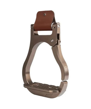 Innova Riding Wild Western/Trail Stirrups, Brown.