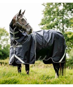 Rambo Optimo Turnout Blanket Set, 0 g shell with liner.