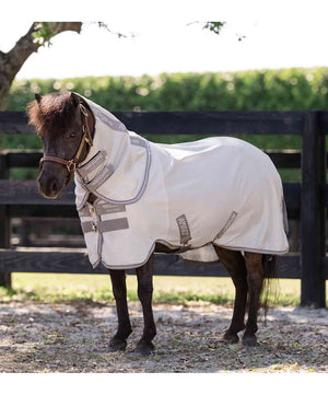 Amigo Bug Rug Petite Plus Fly Sheet, Silver/Titanium.