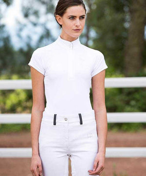 Horseware Jersey Competition Short Sleeve Top| Women's Show Shirts|Brand: Horseware Ireland
