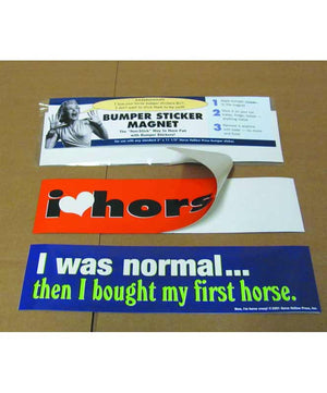 Magnetic Bumper Strip| Horse Writing & Crafts|Brand: House