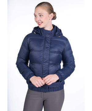 HKM Ladies winter jacket in deep blue.