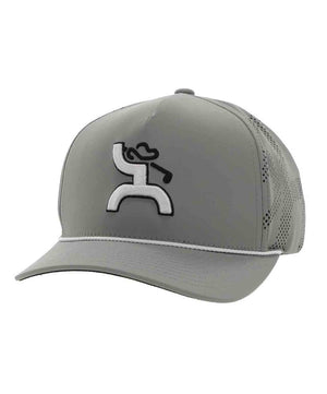 Hooey Cowboy Golf Classic Ball Cap, Grey.