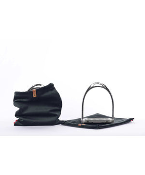 Hansen Lush Velvet Stirrup Covers, Black.
