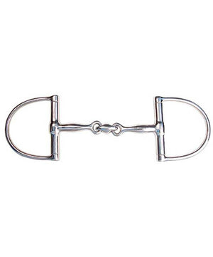 Stainless Steel Horizontal Elliptical Link Dee Ring Bit| Dee Ring Snaffle Bits|Brand: Jacks