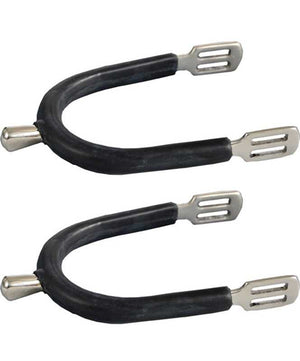 Ladies Stainless Steel rubber-covered knob end spurs.